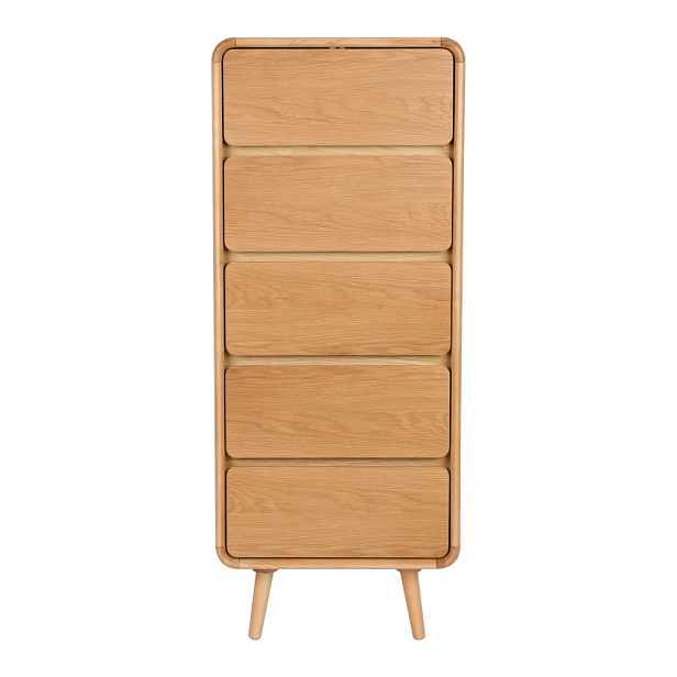 Komoda z jasanového dřeva v přírodní barvě 45x112x40 cm Rise – Zuiver