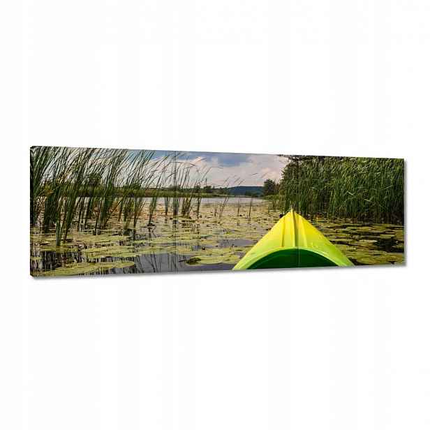 Obrazy 120x40 Kajakem po jezeře