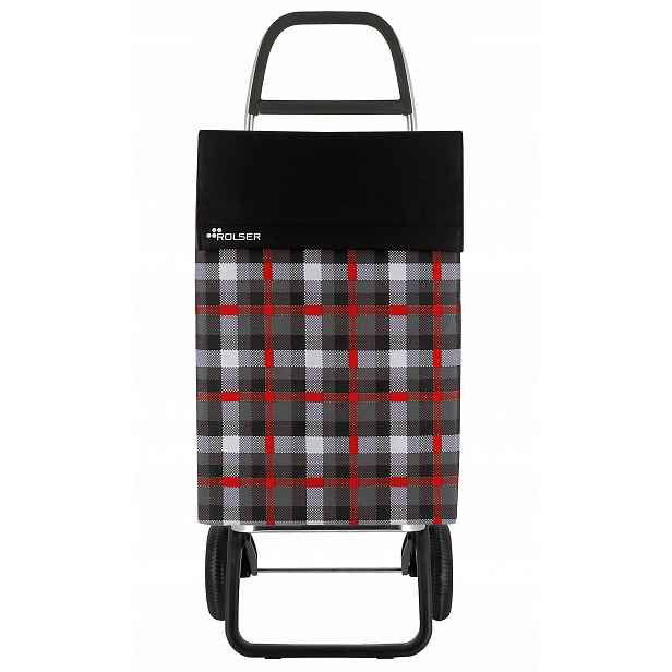 Rolser Jean Scottish 2, nákupní taška na kolečkách, šedá