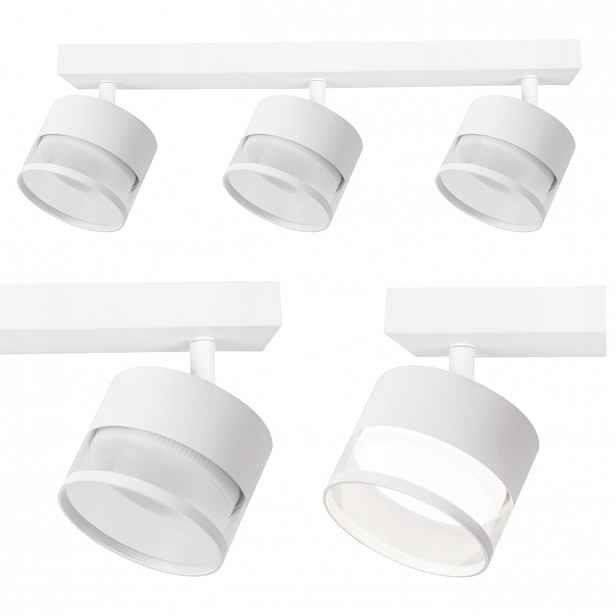 Stropní Lišta S Reflektory Spot Kendal Bílá 3XGX53 Light Prestige