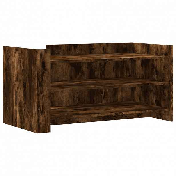 vidaXL Konferenční stolek kouřový dub 100x50x50 cm kompozitní dřevo
