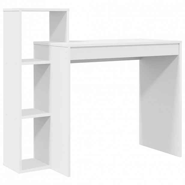vidaXL Stůl Bílá Kompozitní dřevo 100 x 40 x 90 cm