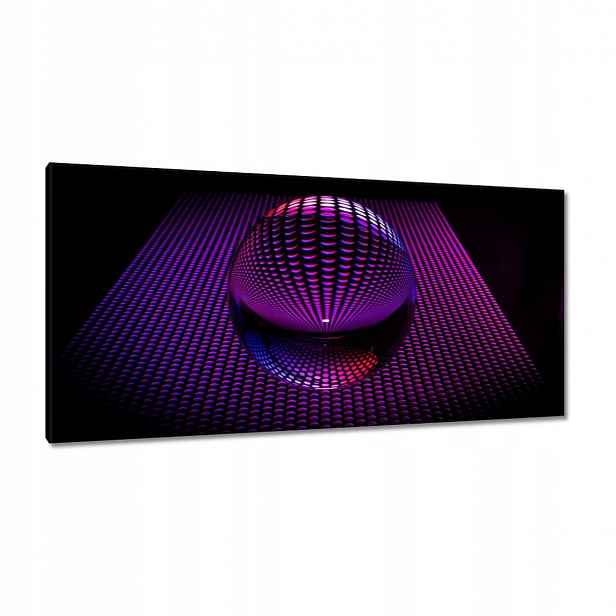 Obrazy 115x55 Fialová koule