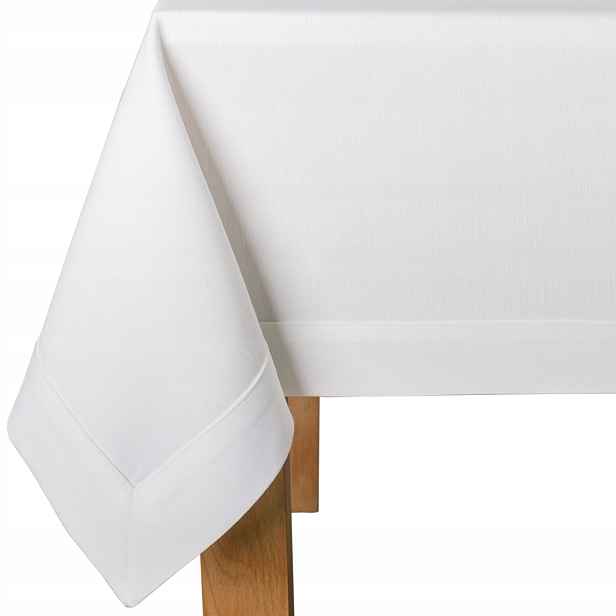 Ubrus s manžetou 5 cm Maxima Bílý 130 x 130 cm express