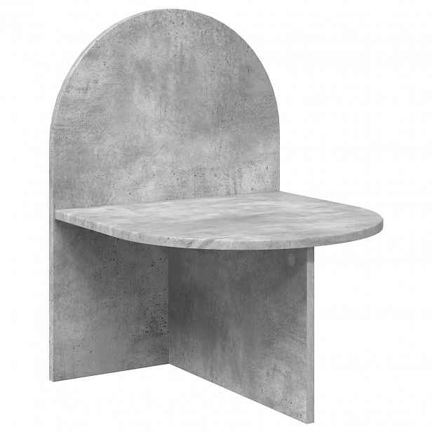 vidaXL Noční stolek Betonově šedá 48 x 49 x 65 cm Dřevěný materiál