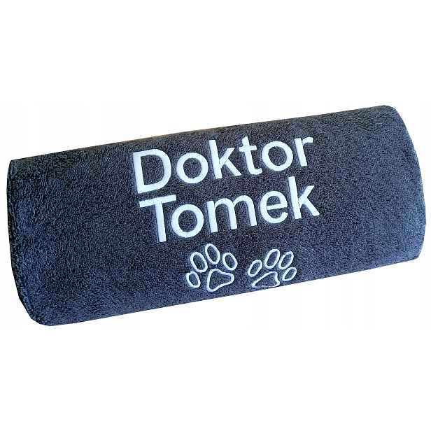 Dárek pro Veterináře veterinárního lékaře k Poděkování ručník s výšivkou
