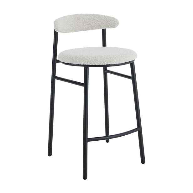 Krémová čalouněná barová židle (výška sedáku 67 cm) Bloggny – Ellos Home