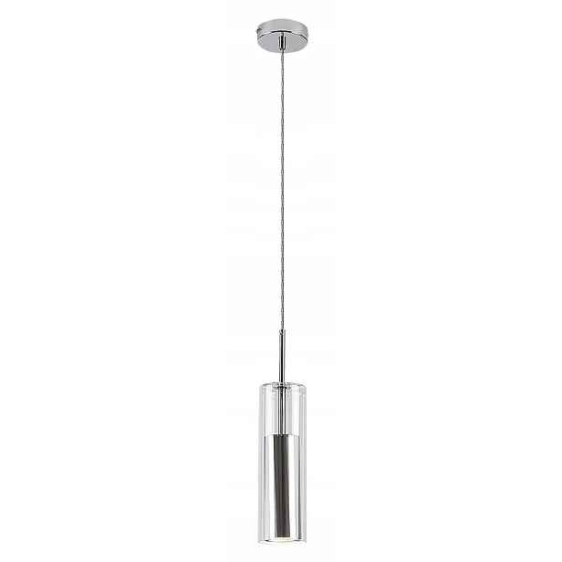 Rabalux Kalevi závěsná lampa chrom GU10 1x50W kov sklo