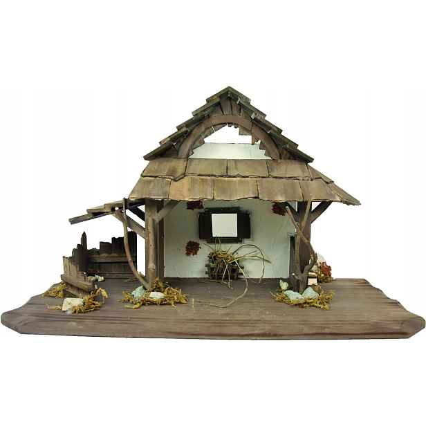 Vánoční betlém 51x22x31 cm, velikost 10-12 cm