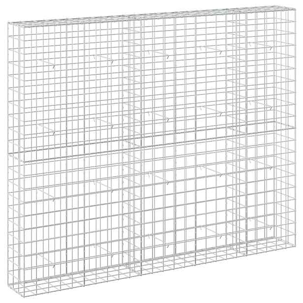 vidaXL Gabion s drátem 3,5 mm a síťkou 10x10 cm 250x30x200 cm