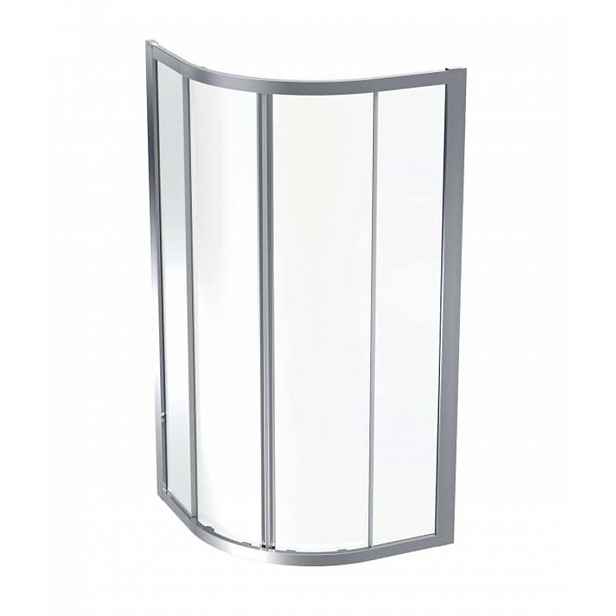 Geberit GEO - Sprchový kout 90x90 cm, stříbrná/ čiré sklo 560.121.00.2