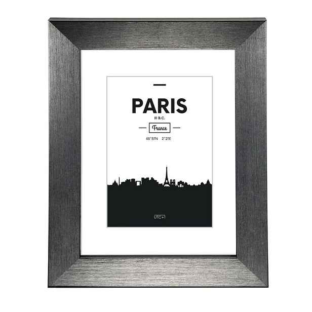 Hama rámeček plastový PARIS, šedá, 15x20 cm