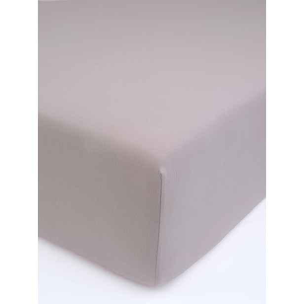 MKLuzkoviny.cz Jersey prostěradlo do postýlky s elastanem Deluxe 60 × 120 cm – cappuccino