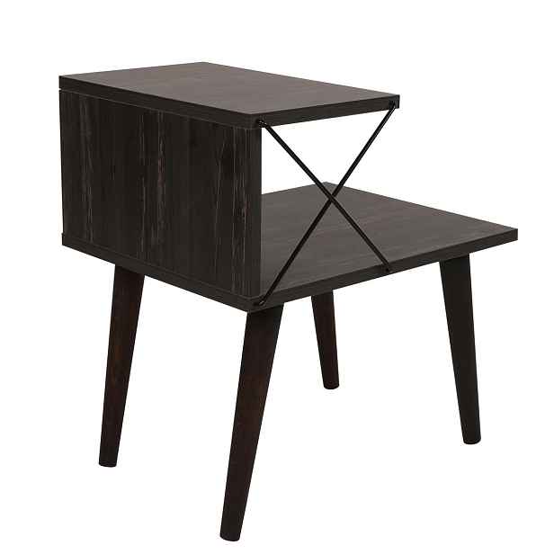 Noční stolek Cross Dark Brown