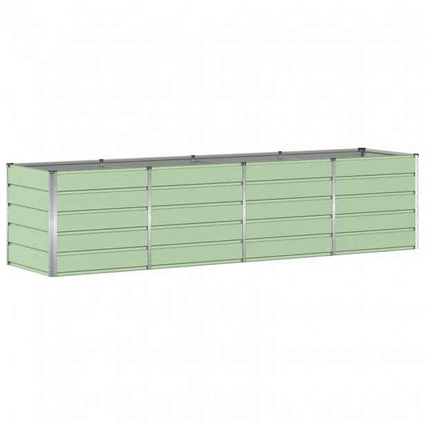 vidaXL Truhlík Zelená 320 x 80 x 75 cm Ocel