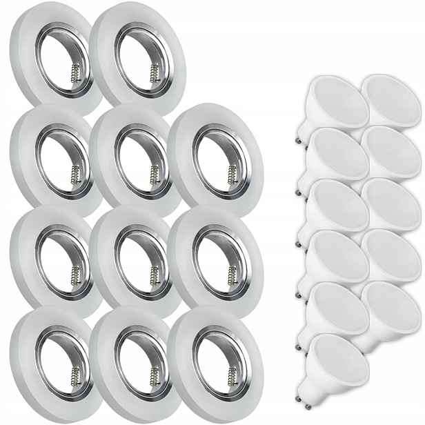 11X Skleněná Lampička Moderní Kulaté Svítidlo Silné Sklo 10W Led Žárovka