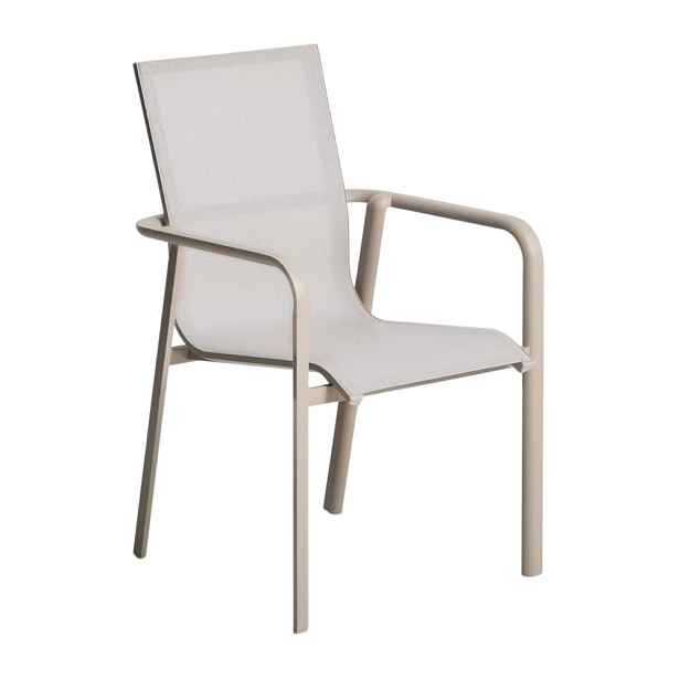 Béžová/taupe zahradní židle Canea – Kave Home