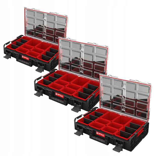 Qbrick System One XL 2.0 organizér s víkem, velká plastová krabička x3