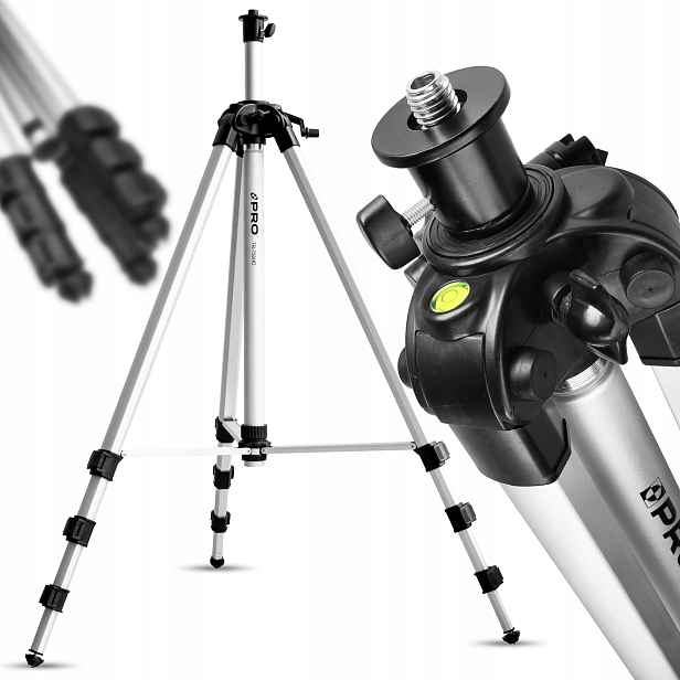 Stativ Pro Laserový Nivelator Pro TR-755HD 255 cm Geodetický 5/8" Tachimetr