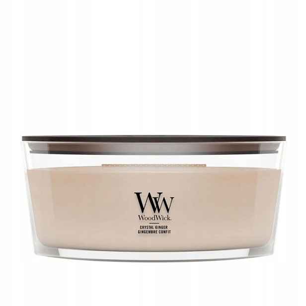 Svíčka Hearthwick Crystal Ginger WoodWick
