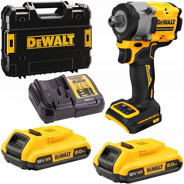 Úderový klíč 1/2 18V 406Nm 2x2Ah DeWALT DCF922D2T