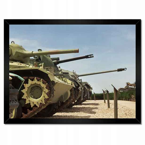 Plakáty v rámu 40x30 Kolekce starých tanků