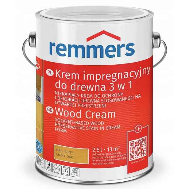 Remmers Holzschutz-Creme Lazura na dřevo 0,75L Barva