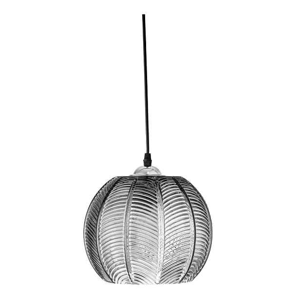 Šedé závěsné svítidlo se skleněným stínidlem ø 22 cm Adar – Bloomingville