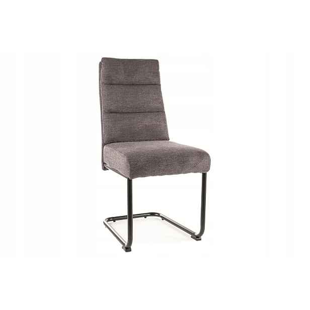 Čalouněná židle Berry Brego černá/tmavě šedá Sig