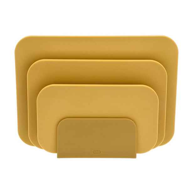 Plastová prkénka v sadě 3 ks se stojánkem 35,5 x 26,5 cm Choptima – Rosti