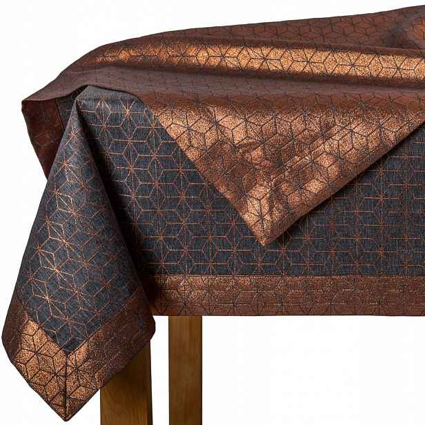 Šitý ubrus s manžetou 5 cm 6116-2187 140 x 240 cm