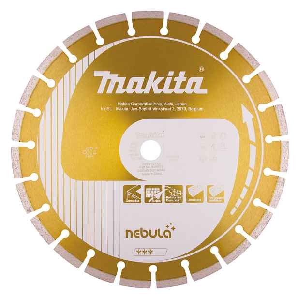 Diamantový kotouč segment Makita B-54053 Nebula 350x25,4x3mm suchý/mokrý
