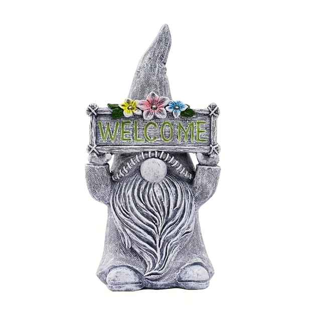 Solární Zahradní Figurka trpaslík zahrada Led dekorace svítící na terasu 24 cm