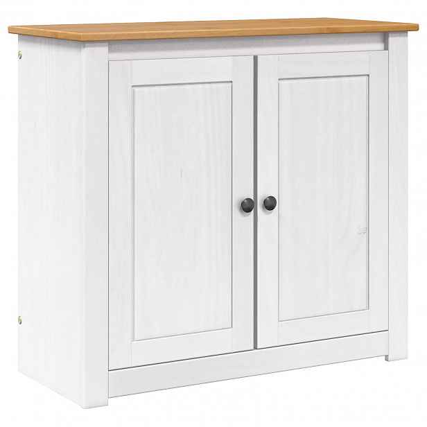 vidaXL Stojan na akvárium PANAMA Bílá a hnědá 81 x 36 x 73 cm 250 kg