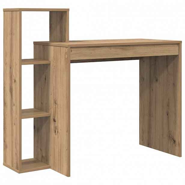 vidaXL Stůl Artisanový dub Kompozitní dřevo 100 x 40 x 90 cm