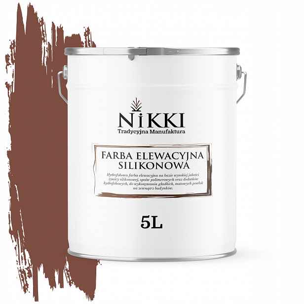 Barva Barva na Fasádu 5L, Vnější, Uv Odolná, na Omítku, Teplá Hnědá Různé Odstíny