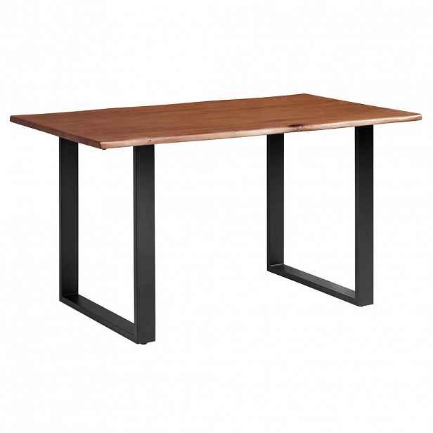P & B JÍDELNÍ STŮL, akácie, černá, barvy akácie, barvy vlašských ořechů, 160/90/76 cm
