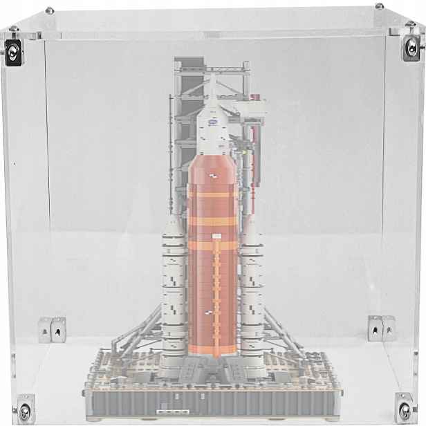Vitrína Drewlandia pro stavebnici Lego 10341 Icons Raketa Sls Nasa Artemis
