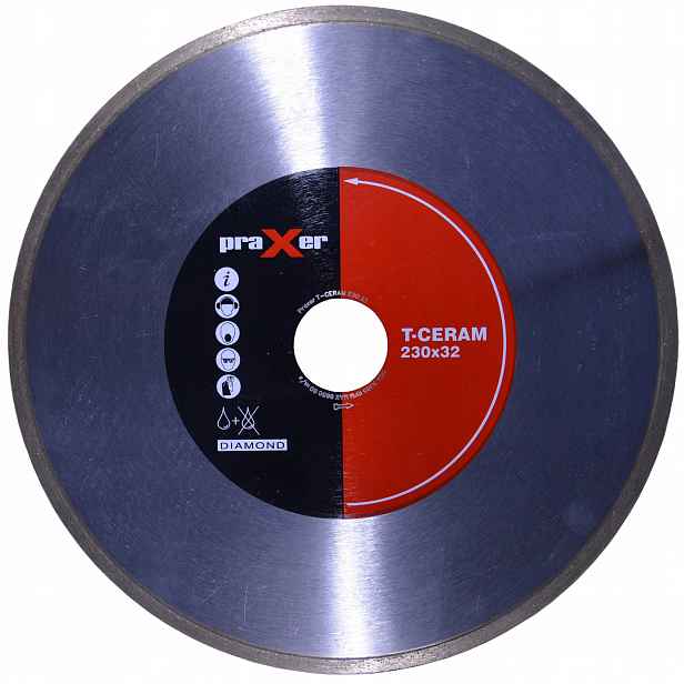 Diamantový kotouč pro keramiku T-ceram 230 mm Praxer