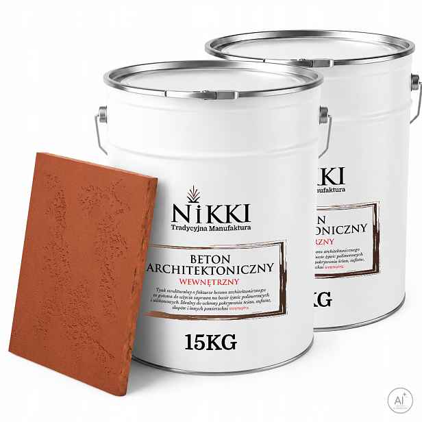 Dekorativní omítka se strukturou Betonu Vnitřní 2 x 15 kg Rezavá F336 Uv