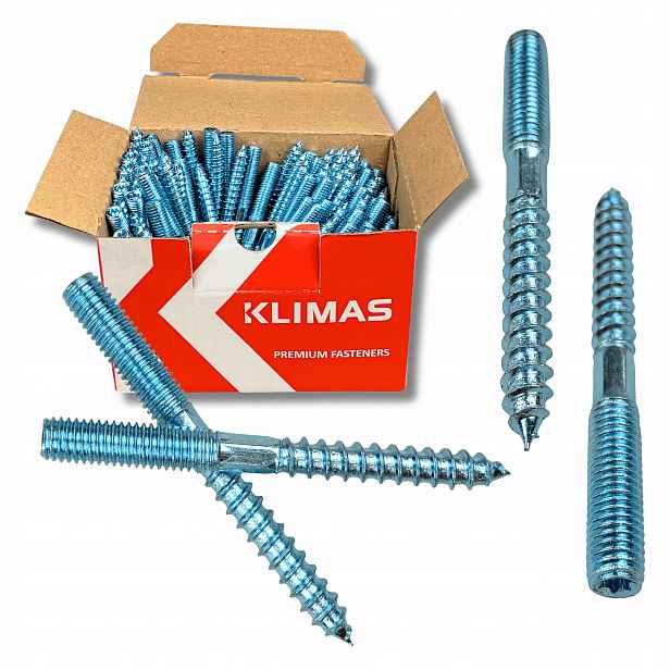 Dvouzávitový šroub M8 8x250 mm Wkręt-met Klimas 50 kusů