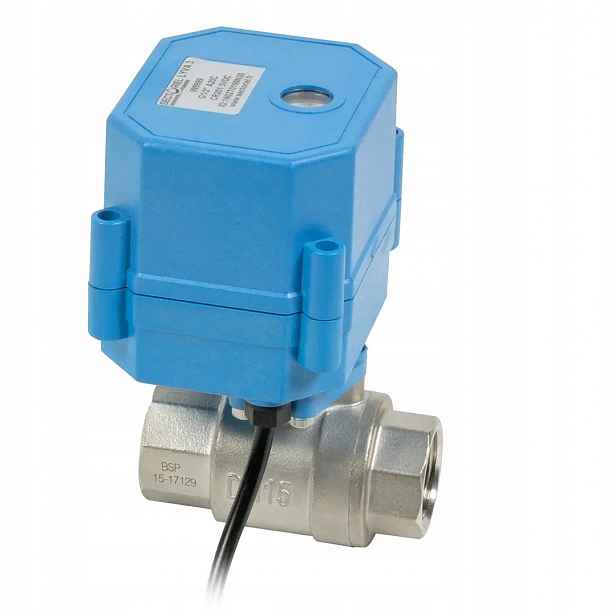 Kulový kohout 1/2 24V Ac/dc s elektrickým servopohonem, solenoidový ventil