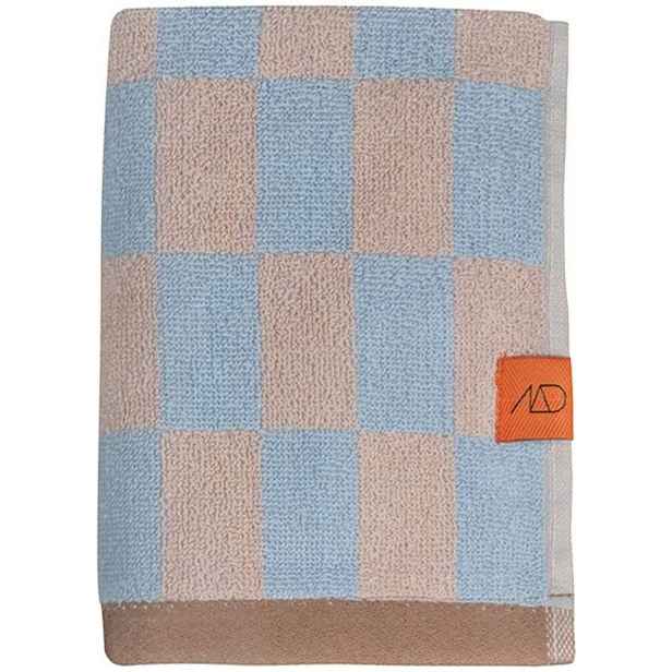 Modro-růžová osuška z bio bavlny 70x133 cm Retro – Mette Ditmer Denmark