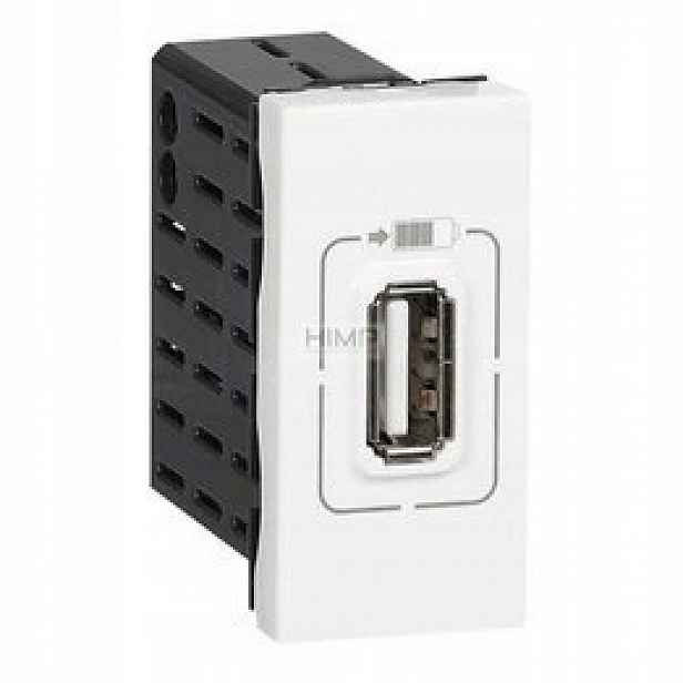 Usb nabíječka 1-modulární 1100 mA Typ-A Bílá