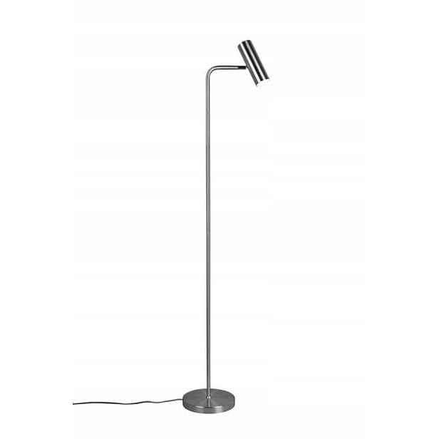 Stojací lampa minimalistická stříbrná Trio