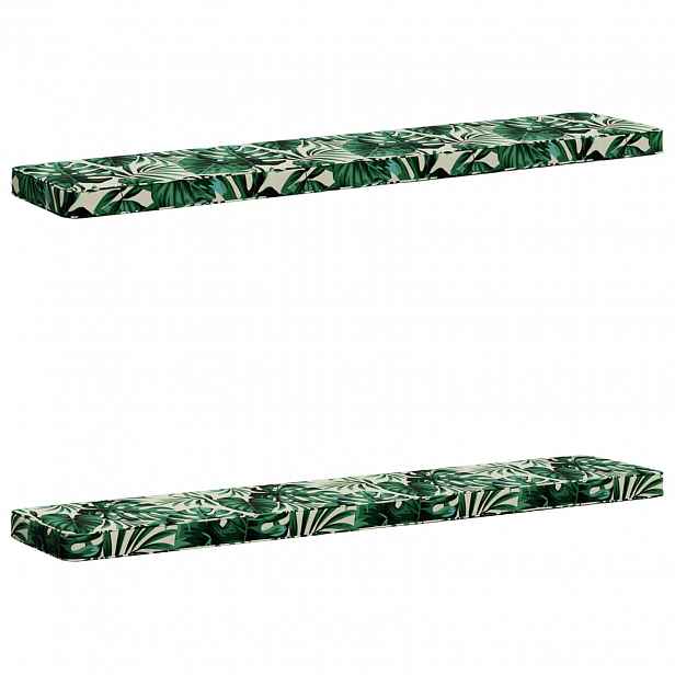 vidaXL Sady polštářů na lavici (2 kusy) VUGHT 2 pcs 100% polyester