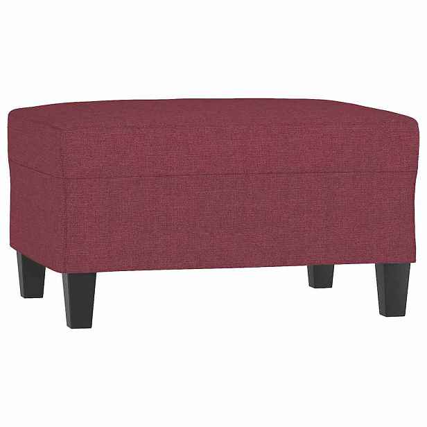 vidaXL Podnožka vínová 70x55x41 cm textil