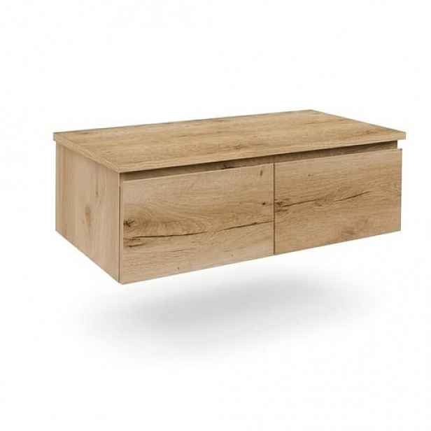 Koupelnová skříňka s krycí deskou SAT B-Way 119x30x45 cm dub mat BWAY120OAKD