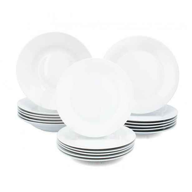 soupr.18díl.jídelní BÍLÝ, porcelán