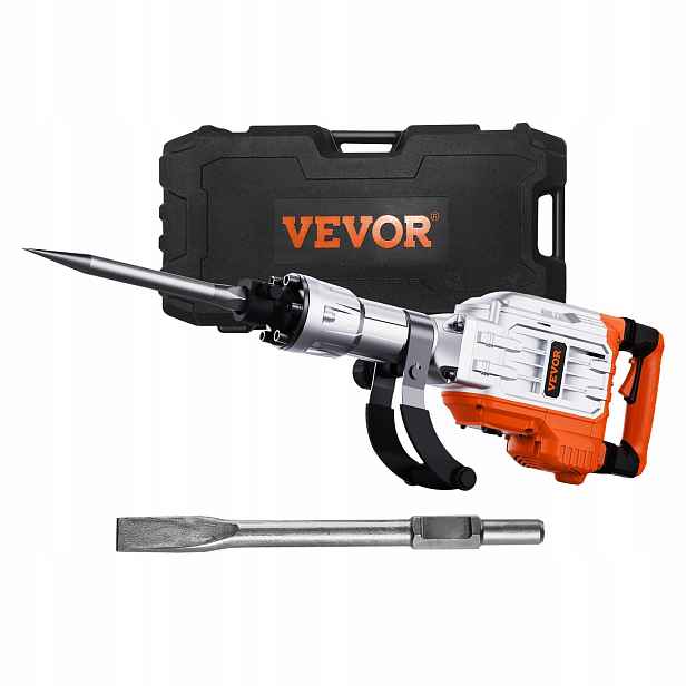 Demoliční kladivo premium 3500W 60J 1900BPM Sds Max 2 dláta, silné pouzdro